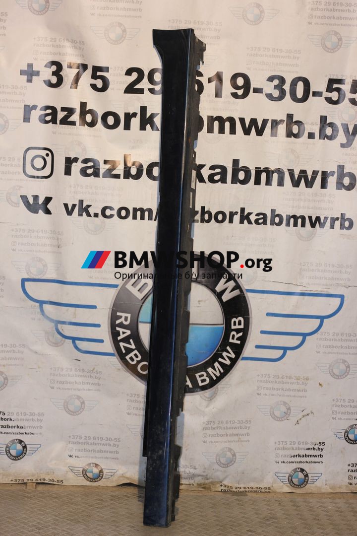 накладка на порог BMW 5 серия F07/F10/F11 2010, 3.0 л., бензин, АКПП, синий, седан, 51777262663