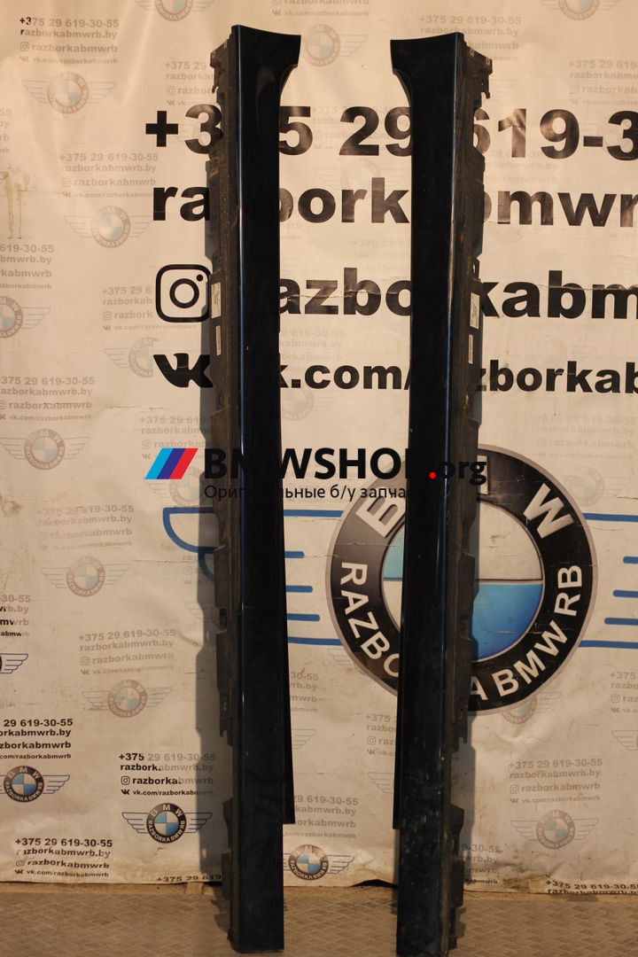 накладка на порог BMW 5 серия F07/F10/F11 2010, 3.0 л., бензин, АКПП, синий, седан, 51777262664