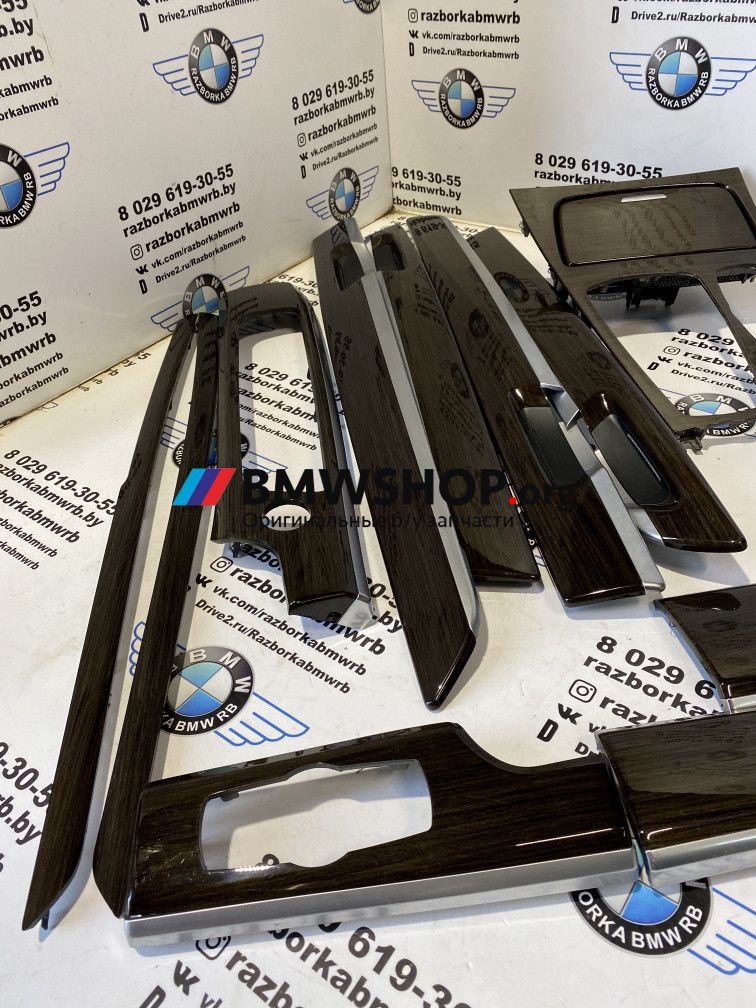комплект декоративных накладок (дерева) салона BMW 7 серия F01/F02 2010, 4.4 л., бензин, АКПП, schwarz 2 (668), седан