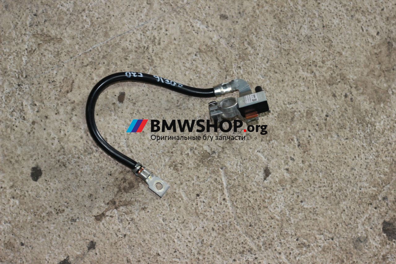 минусовой провод аккумулятора BMW 3 серия F30/F31/F34 2013, 2.0 л., бензин, АКПП, синий, седан, правый руль, 9306405