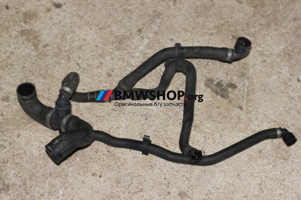 патрубок радиатора BMW 3 серия F30/F31/F34 2013, 2.0 л., бензин, АКПП, синий, седан, правый руль, 7639997