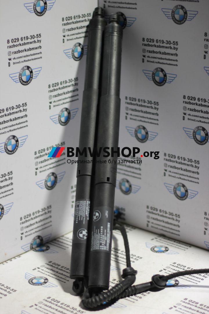 амортизатор крышки багажника (3-5 двери) BMW X5 F15 2018, 2.0 л., гибрид, АКПП, серебристый, внедорожник 5 дв., 51247434042