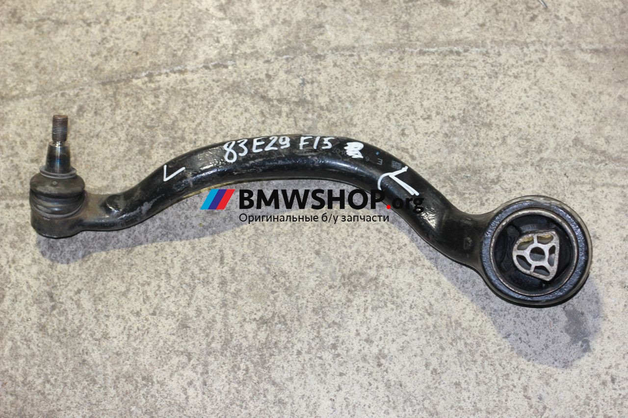 рычаг передний левый BMW X5 F15 2018, 2.0 л., гибрид, АКПП, серебристый, внедорожник 5 дв., 31126851691