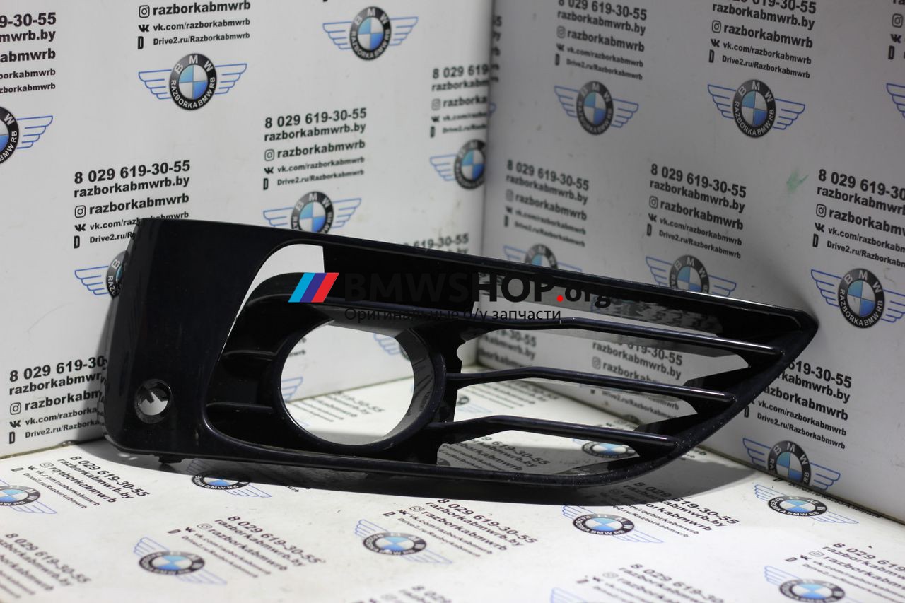 заглушка (решетка) в бампер BMW 2 серия Active Tourer F45 2014, 2.0 л., дизель, АКПП, flamenco-rot brillanteffek с06, универсал, правый руль, 7347232