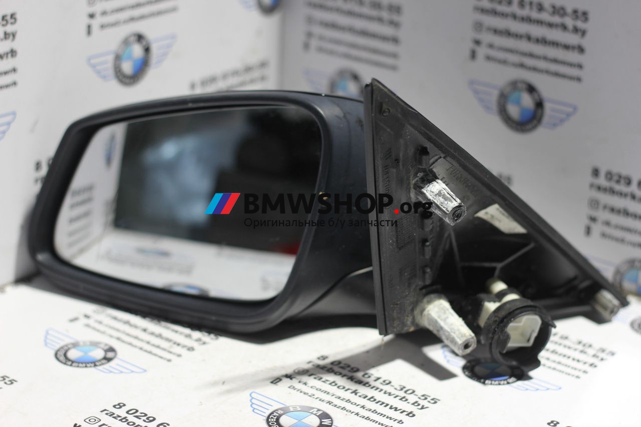 зеркало наружное левое BMW 5 серия F07/F10/F11 2011, 2.0 л., дизель, МКПП, черный 475, седан, правый руль, 51167268237