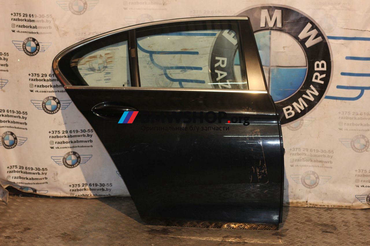 дверь задняя правая BMW 5 серия F07/F10/F11 2011, 2.0 л., дизель, МКПП, черный 475, седан, правый руль, 41007206114