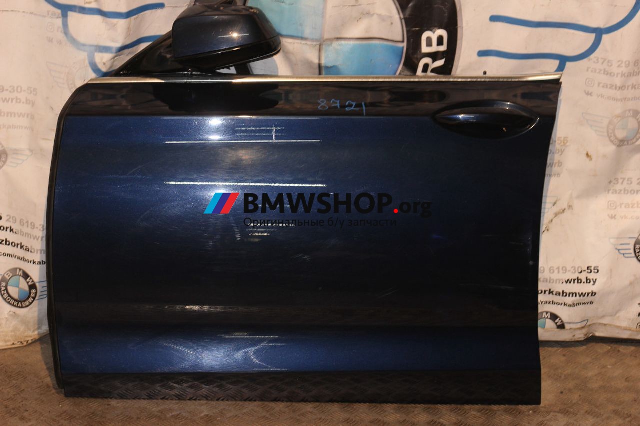 дверь передняя левая BMW 5 серия F07/F10/F11 2012, 2.0 л., дизель, АКПП, imperial-blau brillant metallic, хетчбэк 5 дв., правый руль, 41007206439