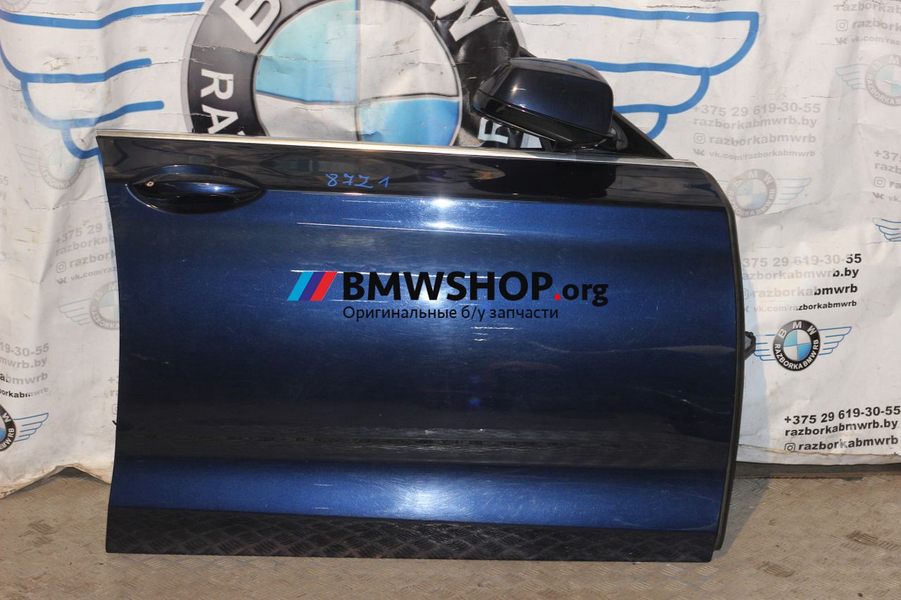 дверь передняя правая BMW 5 серия F07/F10/F11 2012, 2.0 л., дизель, АКПП, imperial-blau brillant metallic, хетчбэк 5 дв., правый руль, 41007206440