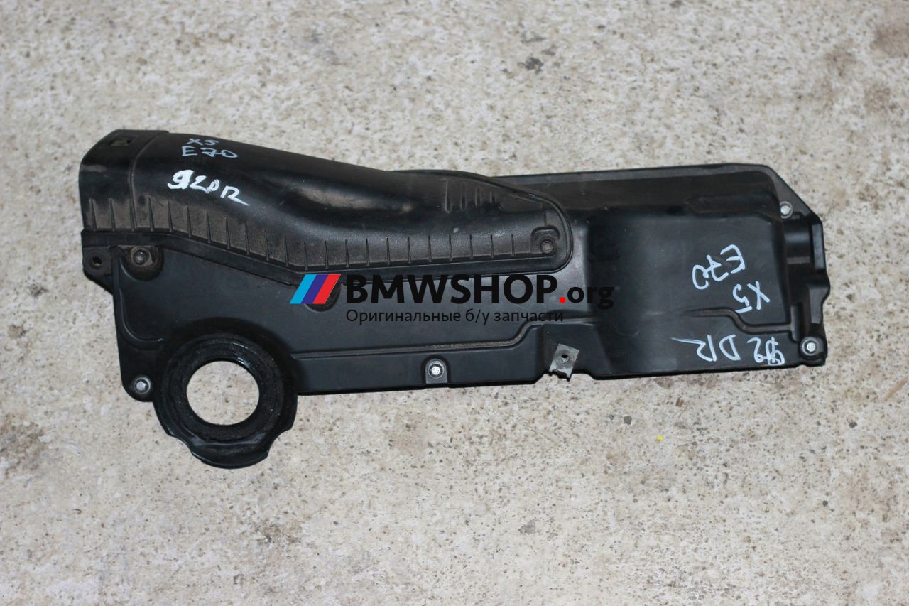 крышка воздуховода двигателя BMW X5 E70 2008, 3.0 л., дизель, АКПП, бронзовый, внедорожник 5 дв., правый руль, 7789109