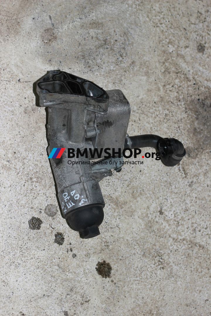 теплообменник масляного фильтра BMW X5 E70 2008, 3.0 л., дизель, АКПП, бронзовый, внедорожник 5 дв., правый руль, 7788462
