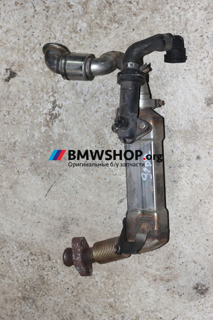 охладитель EGR / Радиатор EGR BMW X5 E70 2008, 3.0 л., дизель, АКПП, бронзовый, внедорожник 5 дв., правый руль, 7794245
