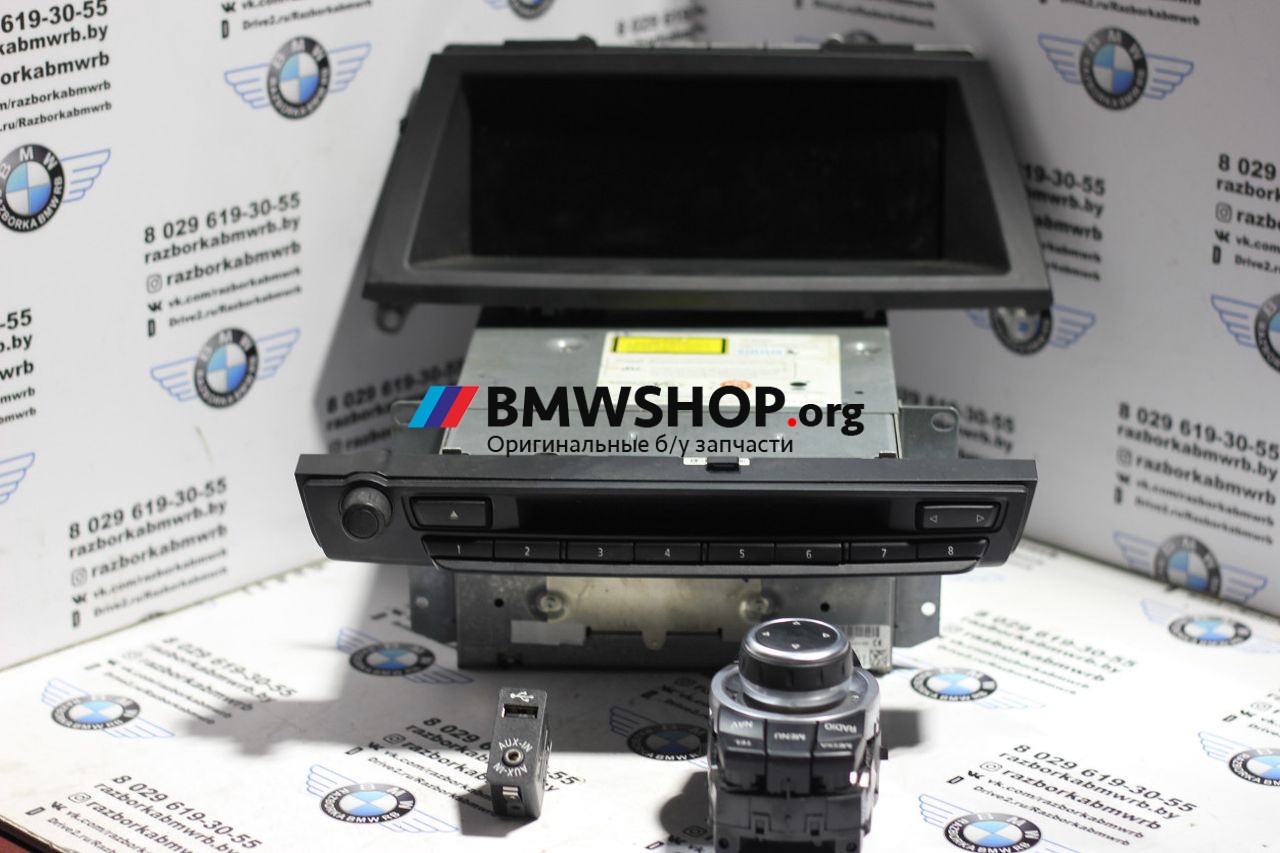 навигация BMW X5 E70 [рестайлинг] 2012, 3.0 л., дизель, АКПП, серебристый, внедорожник 5 дв., правый руль, 65129278074