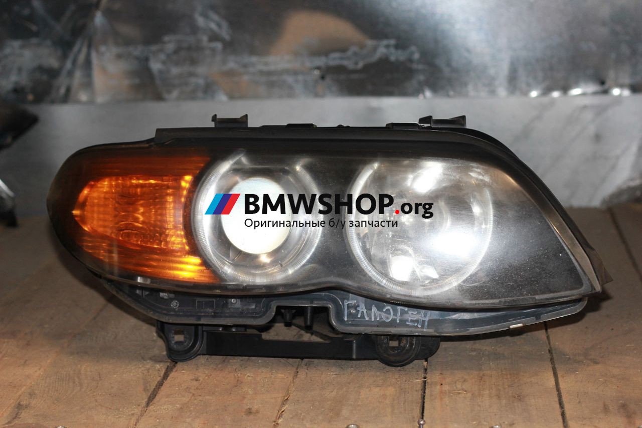 фара правая BMW X5 E53 [рестайлинг] 2003, 3.0 л., дизель, АКПП, черный, внедорожник 5 дв., правый руль, 63127164426