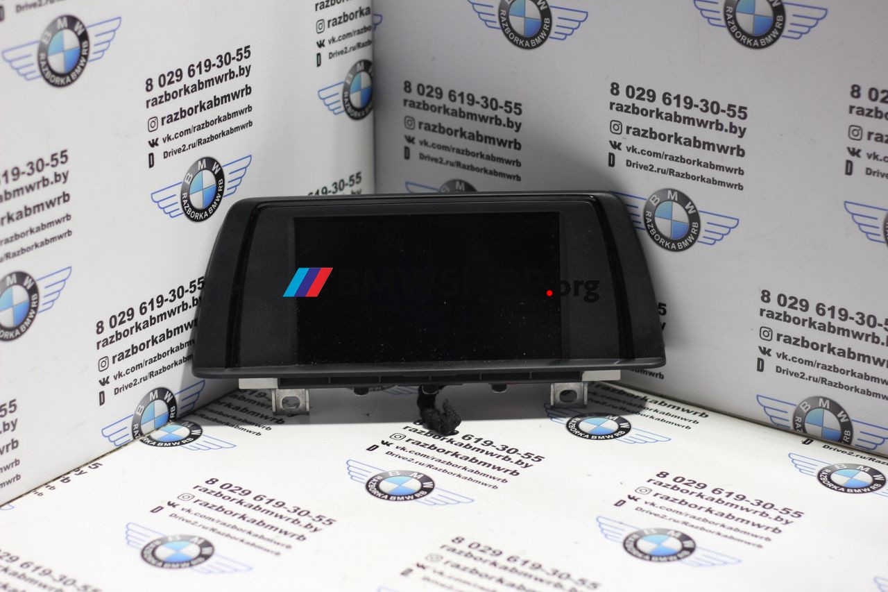 монитор мультимедиа BMW 3 серия F30/F31/F34 2013, 2.0 л., дизель, МКПП, белый альпин вайс 300, седан, правый руль, 65509270393