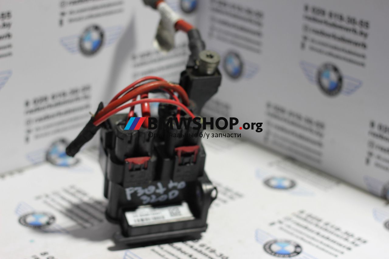 распределитель тока BMW 3 серия F30/F31/F34 2013, 2.0 л., дизель, МКПП, белый альпин вайс 300, седан, правый руль, 61149296150