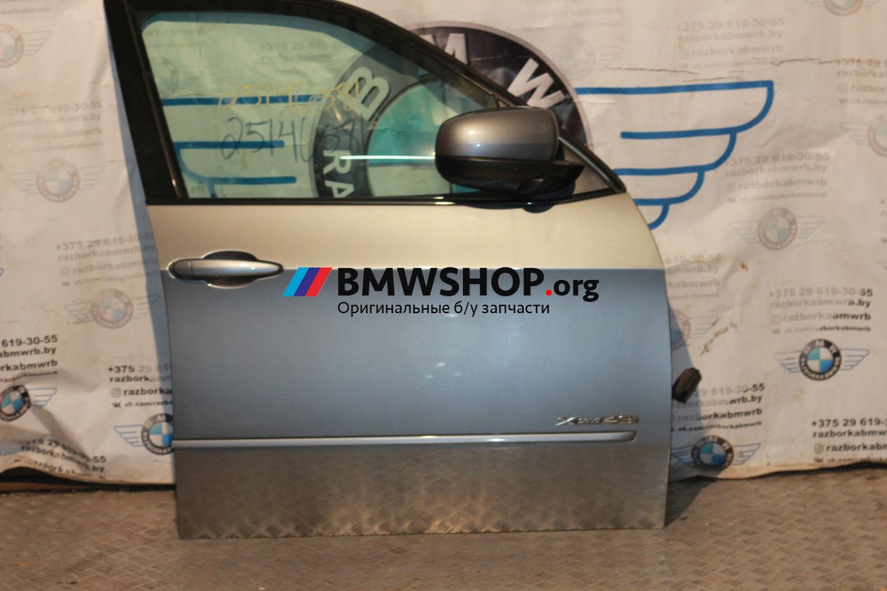 дверь передняя правая BMW X5 E70 2010, 4.8 л., бензин, АКПП, серый, внедорожник 5 дв., 41517214348