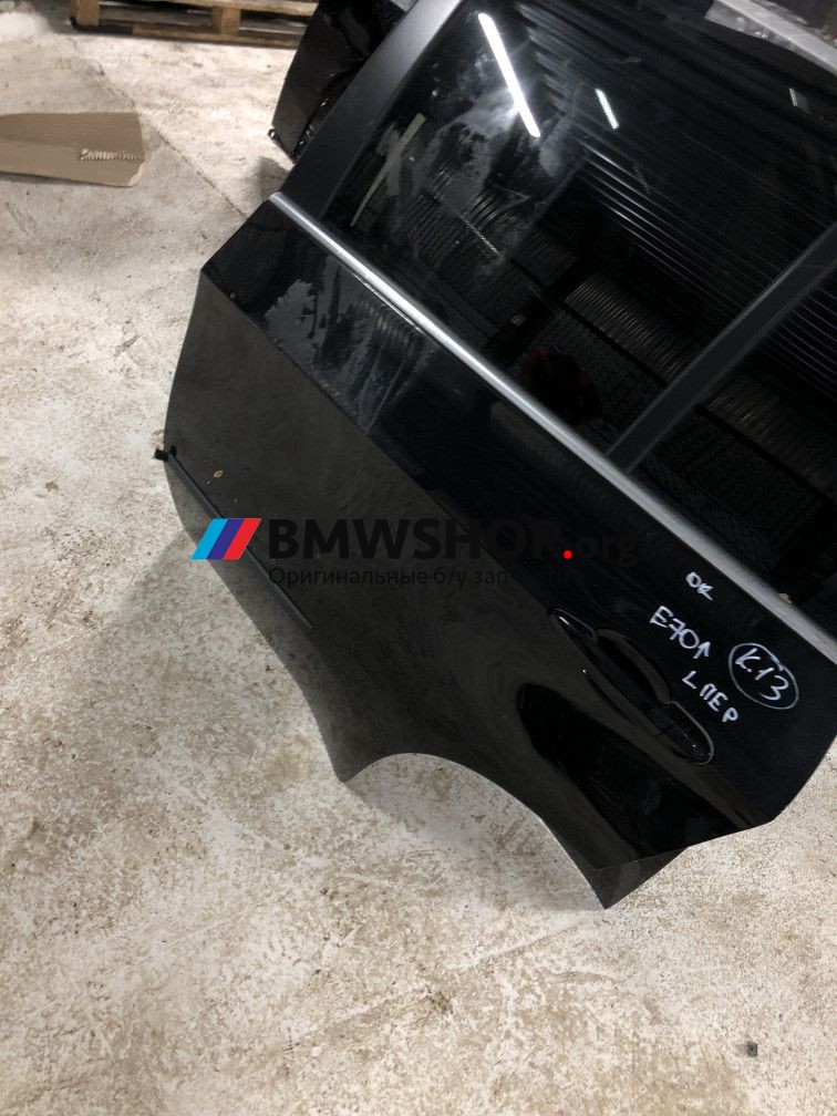 дверь задняя левая BMW X5 E70 [рестайлинг] 2012, 3.0 л., бензин, АКПП, shwarz 2 (668), внедорожник 5 дв., 41527261481