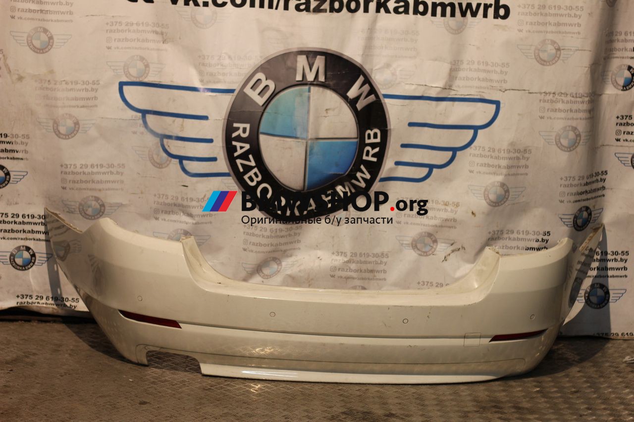бампер передний BMW 5 серия F07/F10/F11 2012, 2.0 л., бензин, АКПП, белый а300, седан, 51127238522