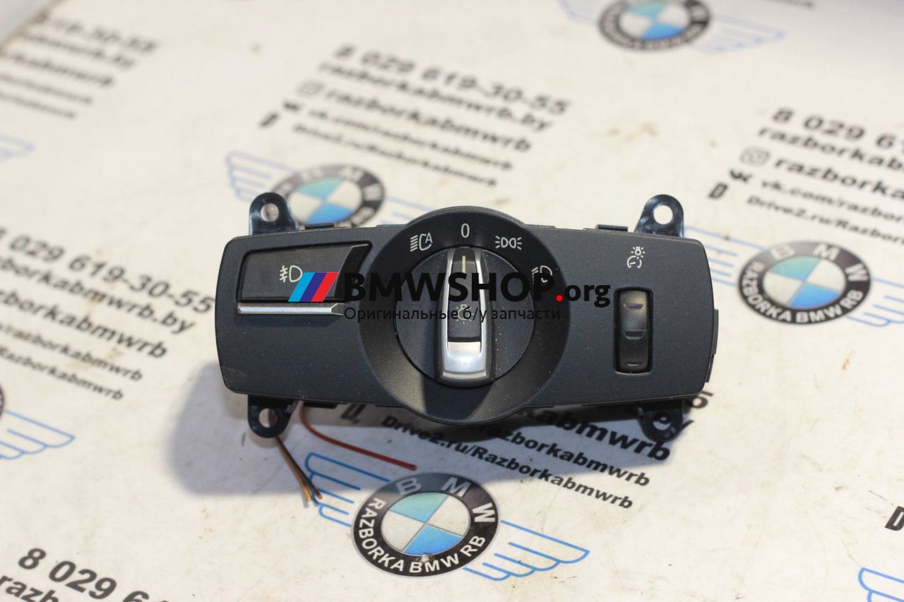 переключатель света BMW 7 серия F01/F02 2011, 4.4 л., бензин, АКПП, черный, седан, 61319192745