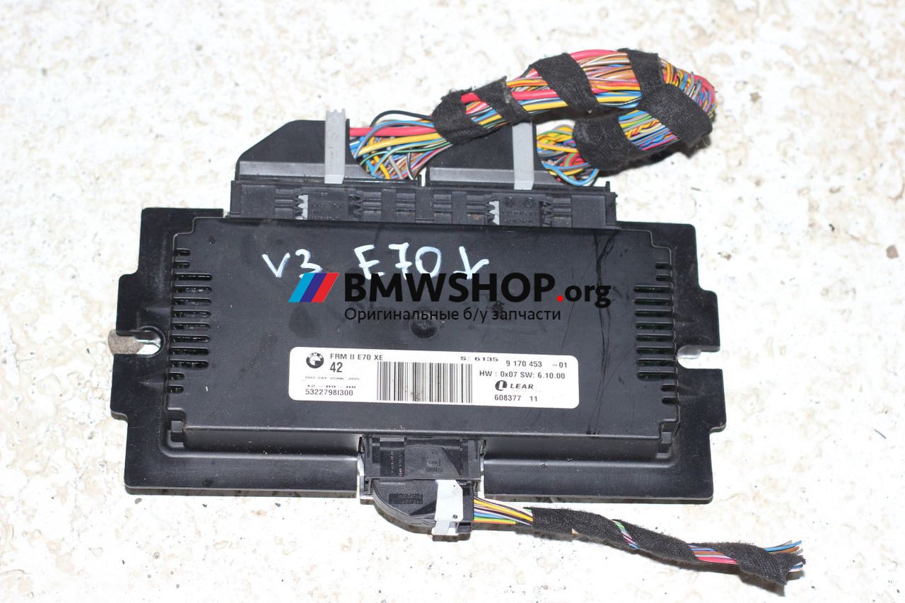 блок управления светом BMW X5 E70 2009, 3.0 л., дизель, АКПП, внедорожник 5 дв., правый руль, 61359170453