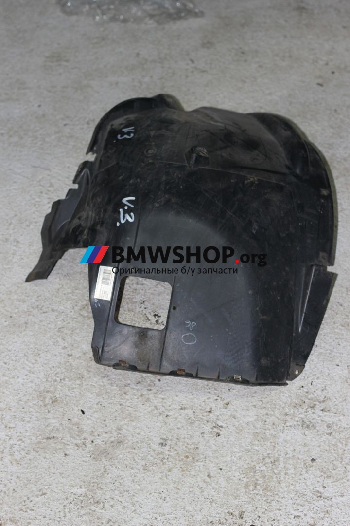 защита арок передняя левая (подкрылок) BMW X5 E70 2009, 3.0 л., дизель, АКПП, внедорожник 5 дв., правый руль, 51718046305