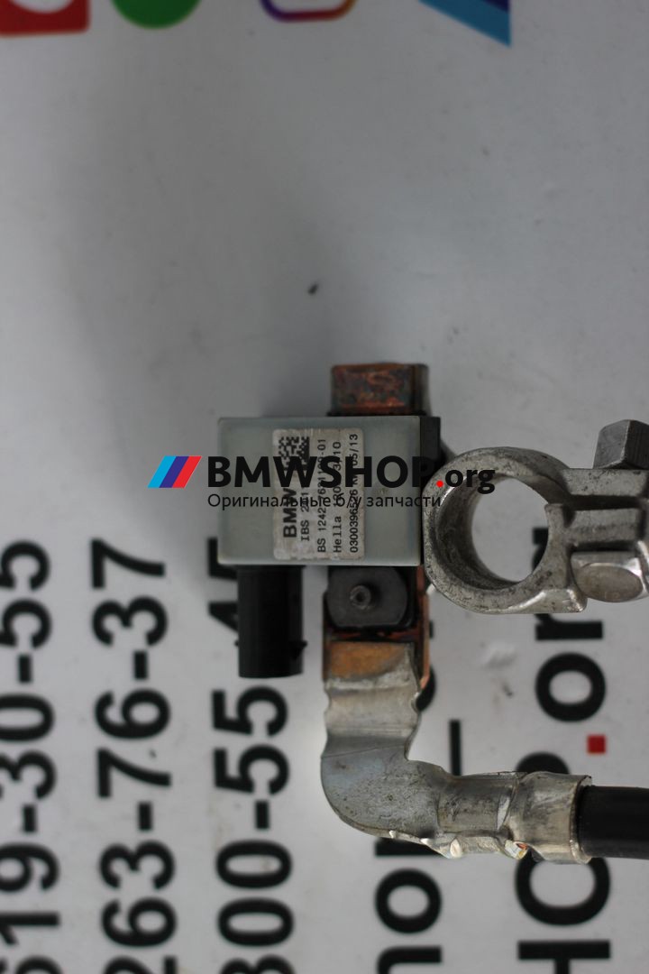минусовой провод аккумулятора BMW 3 серия F30/F31/F34 2013, 2.0 л., бензин, АКПП, синий, седан, правый руль, 7631109
