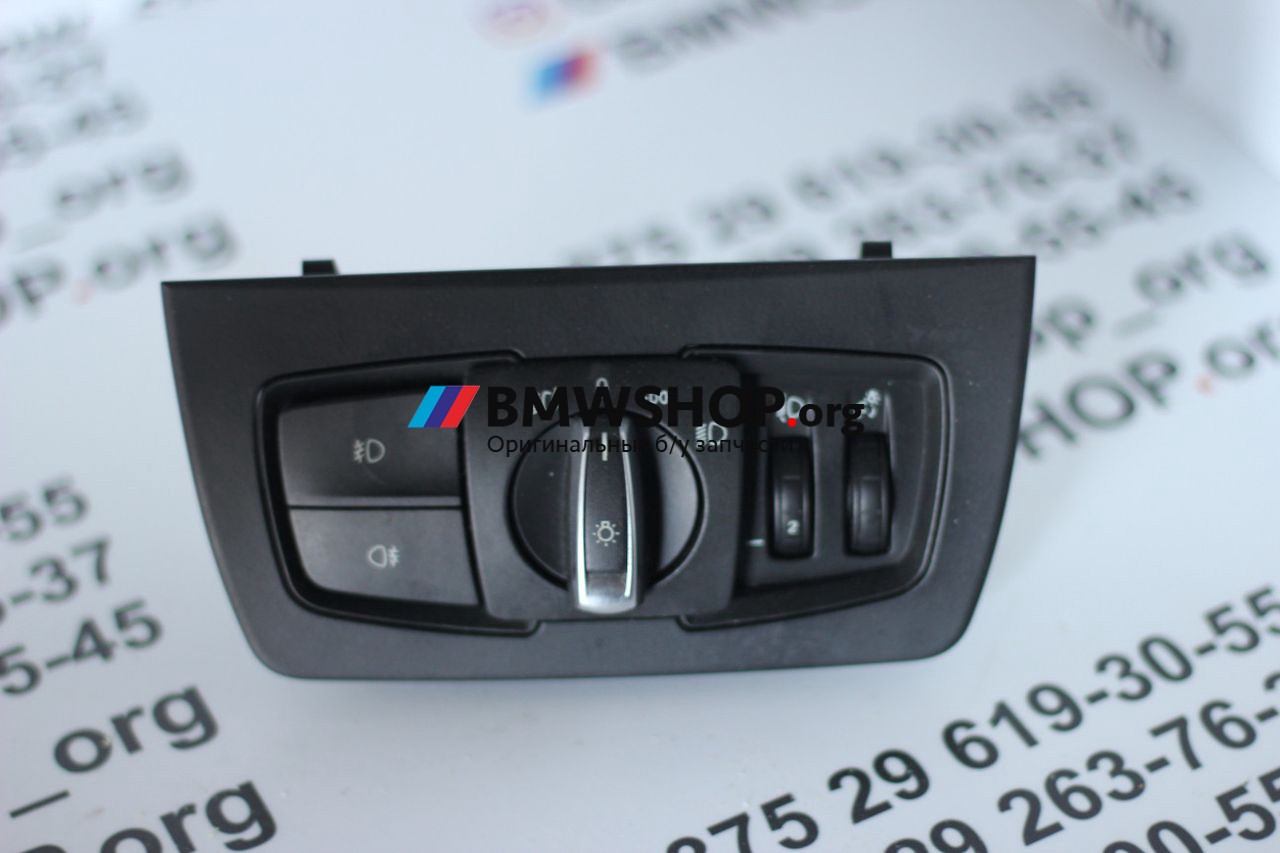 переключатель света BMW 3 серия F30/F31/F34 2013, 2.0 л., дизель, МКПП, черный, седан, 9265305