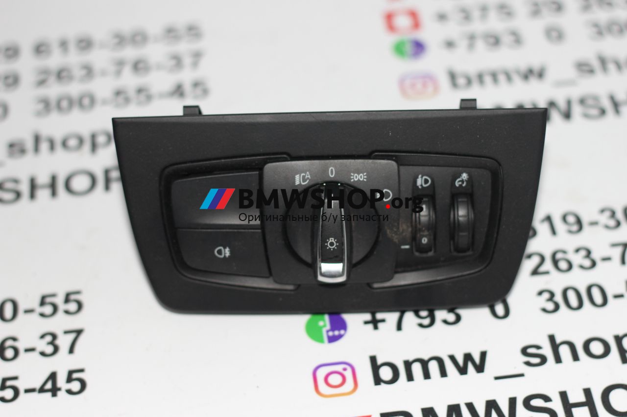 переключатель света BMW 3 серия F30/F31/F34 2013, 2.0 л., бензин, АКПП, синий, седан, правый руль, 9265305