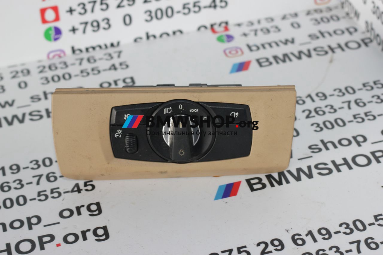 переключатель света BMW X5 E70 2009, 3.0 л., дизель, АКПП, внедорожник 5 дв., правый руль, 9134726