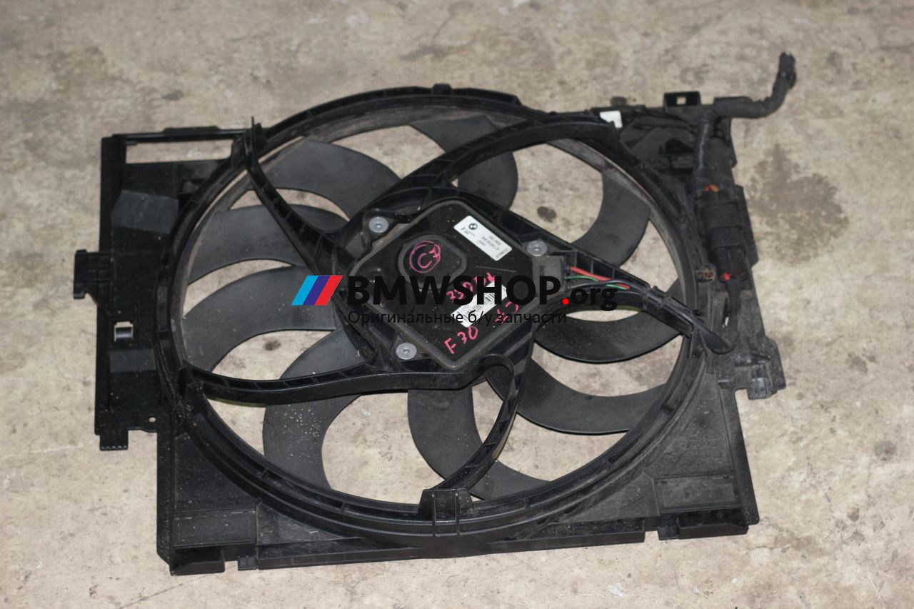 вентилятор радиатора BMW 3 серия F30/F31/F34 2014, 3.0 л., N57 D30 A, дизель, АКПП, седан, 7640512, 7608408