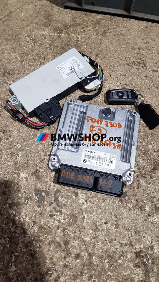 блок управления двигателем BMW 7 серия F01/F02 [рестайлинг] 2013, 3.0 л., дизель, АКПП, black sapphire metallic (475), седан, правый руль, 8573779