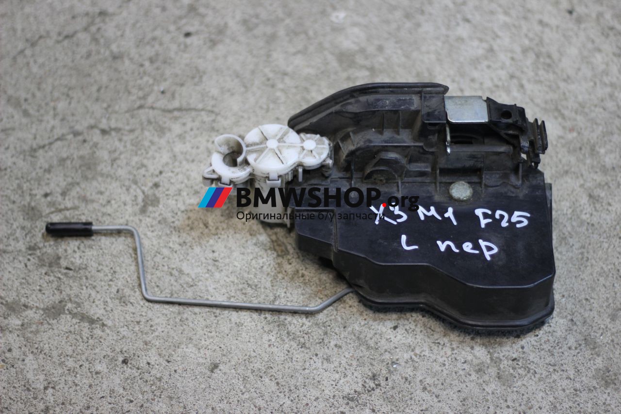 замок двери передней левой BMW X3 F25 2014, 2.0 л., бензин, АКПП, tiefseeblau metallic (a76), внедорожник 5 дв., 7318409