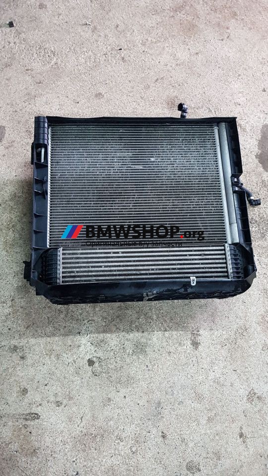 кассета радиаторов BMW X6 F16 2018, 3.0 л., дизель, белый, 17117807624, 7807624