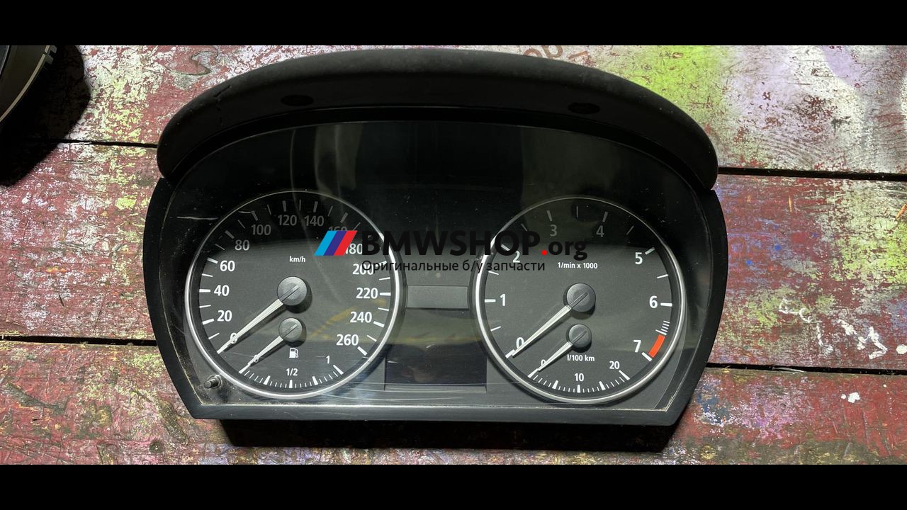 щиток приборов (приборная панель) BMW 3 серия E90/E91/E92/E93 2007, 2.0 л., бензин, 9110197
