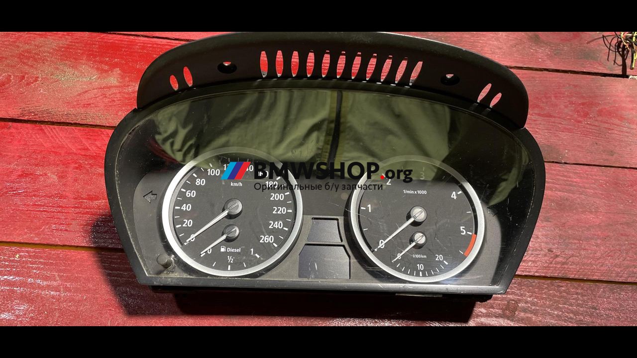 щиток приборов (приборная панель) BMW 5 серия E60/E61 (2002 - 2007), 2.0 л., дизель, 62116945633