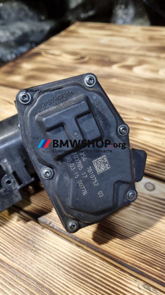 заслонка дроссельная BMW X6 F16 2016, 4.0 л., дизель, АКПП, полный привод, правый руль, 13547810752, 7810752