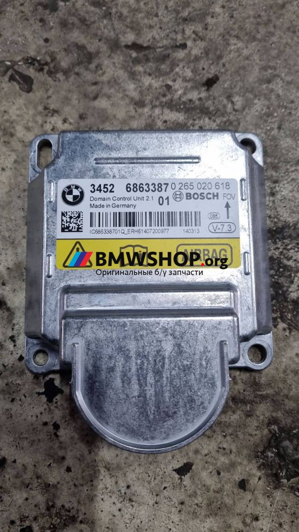 блок AirBag BMW 2 серия F22/F23 2015, 3.0 л., N55 B30 A, бензин, правый руль, 6863387, 34526863387
