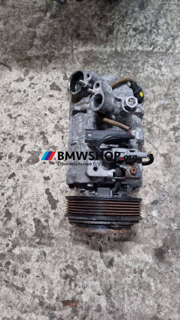 компрессор кондиционера BMW 3 серия F30/F31/F34 2013, 2.0 л., дизель, МКПП, белый альпин вайс 300, седан, правый руль, 9223694