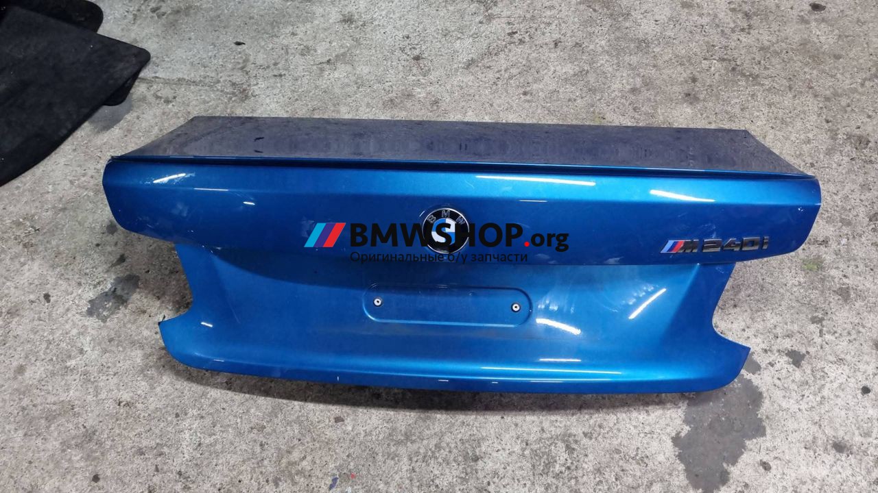 крышка багажника (дверь 3-5) BMW 2 серия F22/F23 [рестайлинг] F22 (2017 - 2020), 3.0 л., B58 B30 A, бензин, АКПП, купе, задний привод, правый руль, 41007335376
