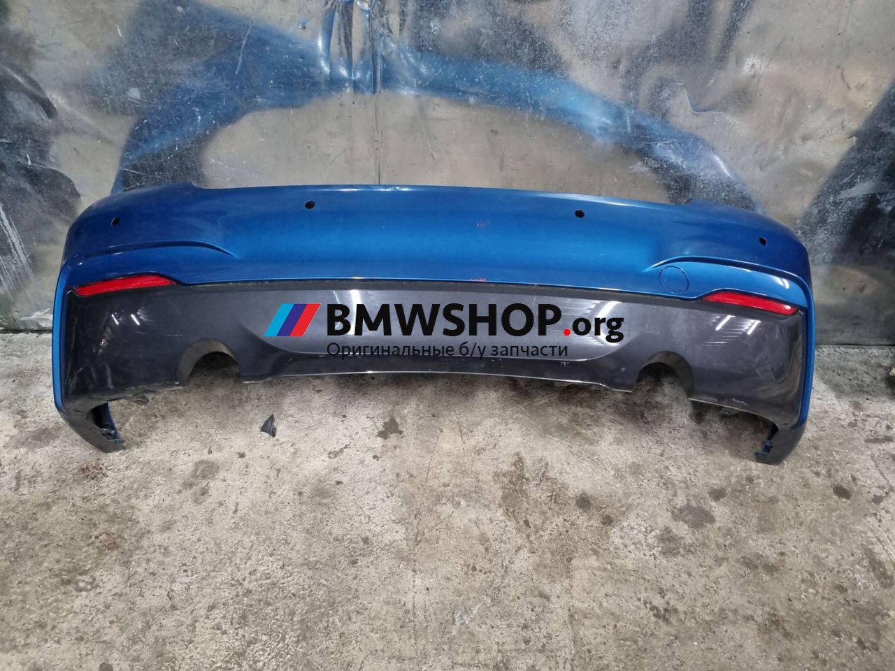 бампер задний BMW 2 серия F22/F23 [рестайлинг] F22 (2017 - 2020), 3.0 л., B58 B30 A, бензин, АКПП, купе, задний привод, правый руль, 51128055965