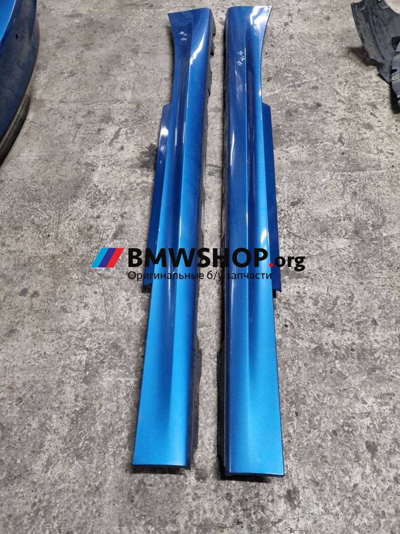 пороги (комплект) BMW 2 серия F22/F23 [рестайлинг] F22 (2017 - 2020), 3.0 л., B58 B30 A, бензин, АКПП, купе, задний привод, правый руль, 51778056817, 51778056818