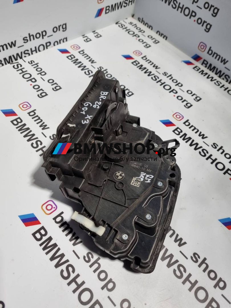 замок двери передней правой BMW X3 G01 (2017 - 2026), 2.0 л., B47 D20 B, дизель, АКПП, black-sapphire metallic (475), полный привод, правый руль, 51219492100