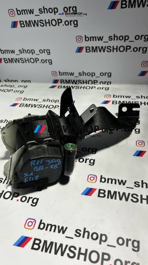 ремень безопасности BMW X1 F48 2019, 2.0 л., B48 A20 A, бензин, АКПП, хетчбэк 5 дв., передний привод, правый руль, 7425072