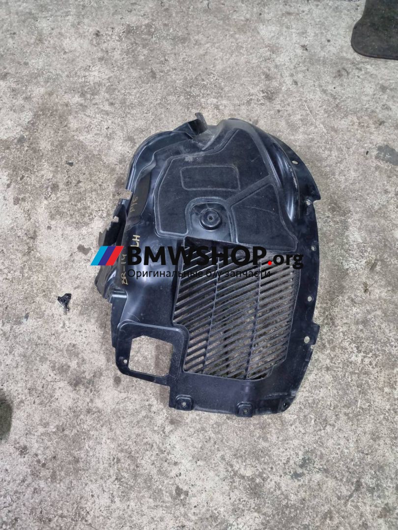 защита арок передняя левая (подкрылок) BMW X6 F16 2016, 4.0 л., дизель, АКПП, полный привод, правый руль, 51717338521