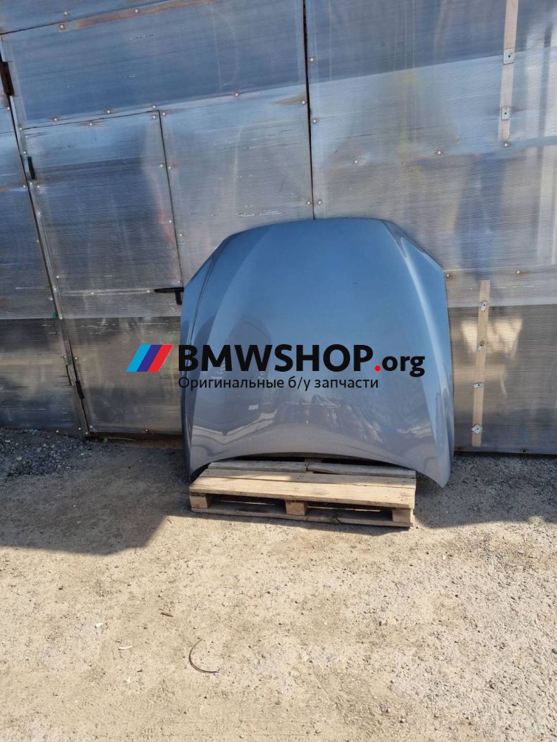 капот BMW 6 серия F12/F13 [рестайлинг] F06 2017, 3.0 л., N57 D30 B, дизель, АКПП, серый, купе, правый руль, 41617228974