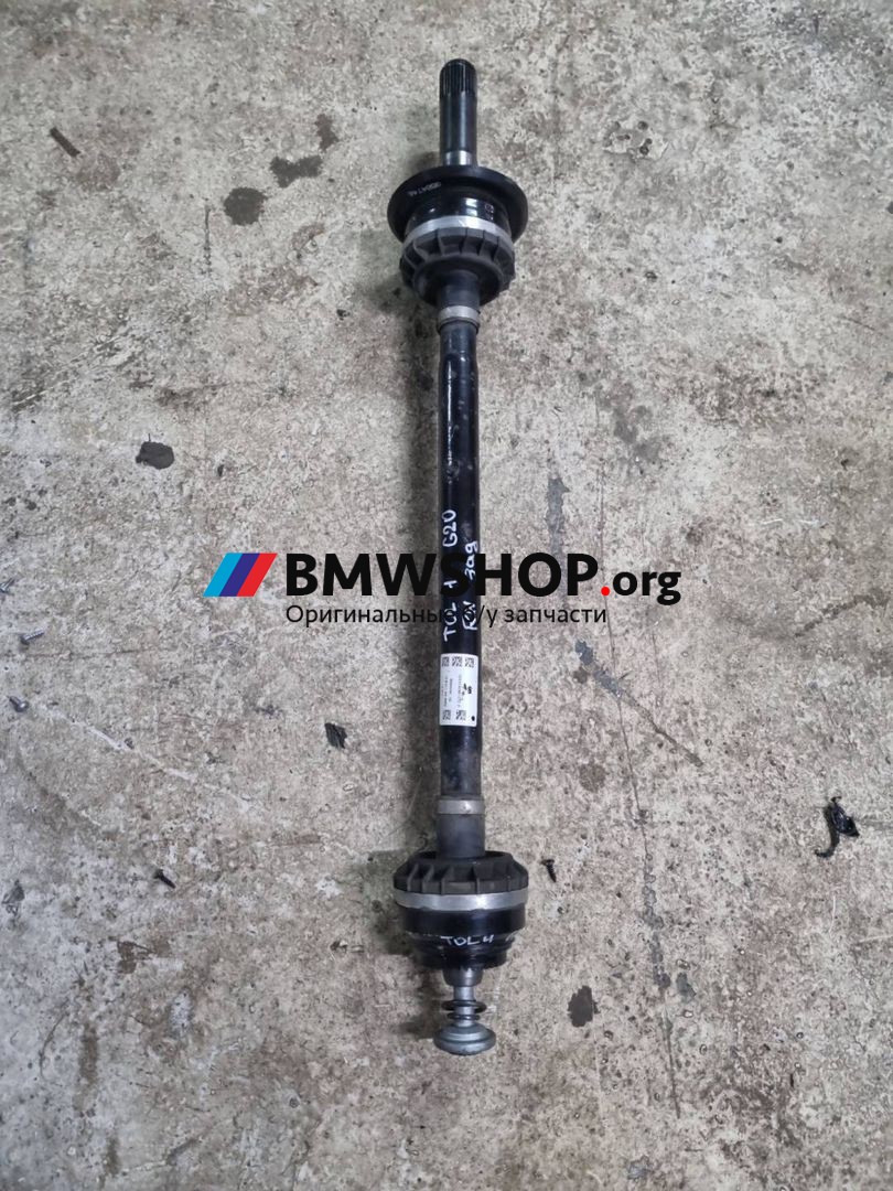 полуось задняя (приводной вал, ШРУС) BMW 3 серия G20 (2018 - 2026), 3.0 л., B58B30, бензин, АКПП, седан, полный привод, правый руль, 8689556