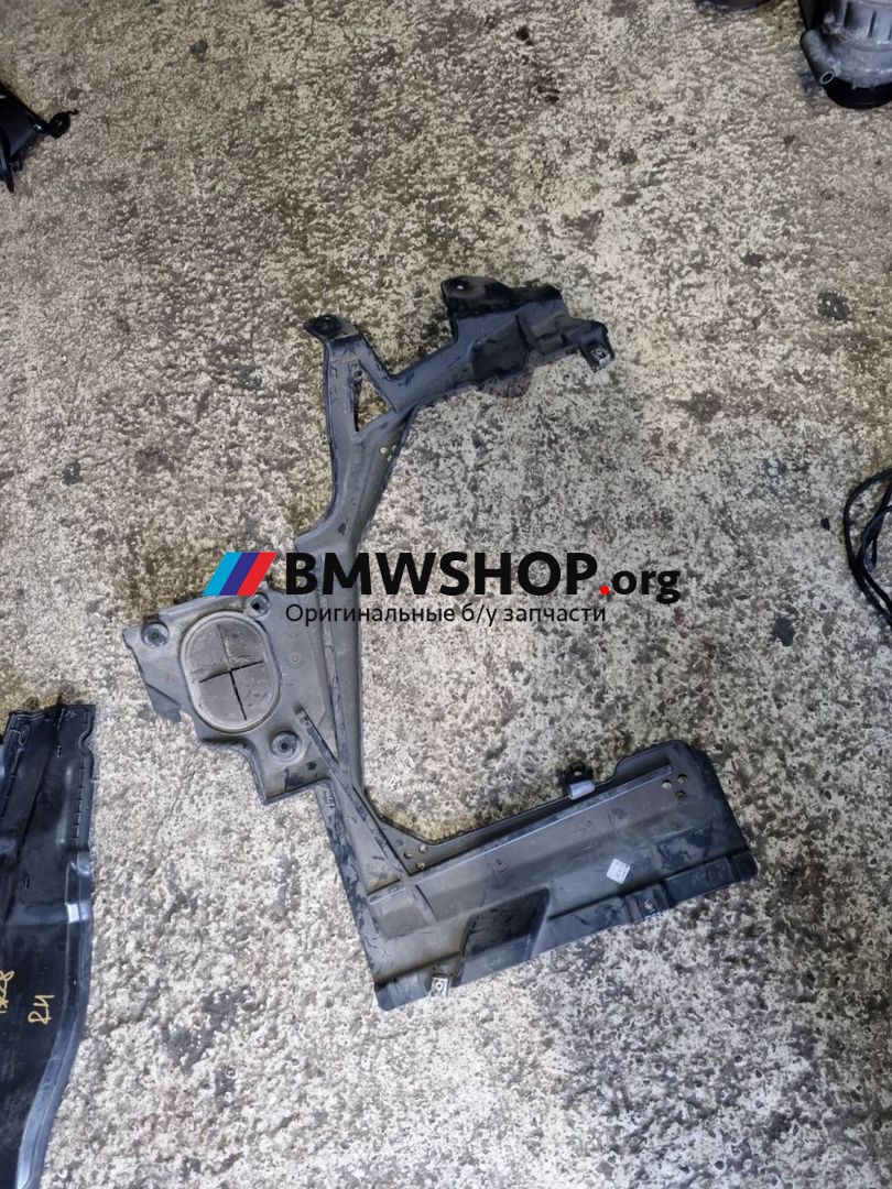 защита днища BMW X1 F48 2019, 2.0 л., B48 A20 A, бензин, АКПП, хетчбэк 5 дв., передний привод, правый руль, 51757354760