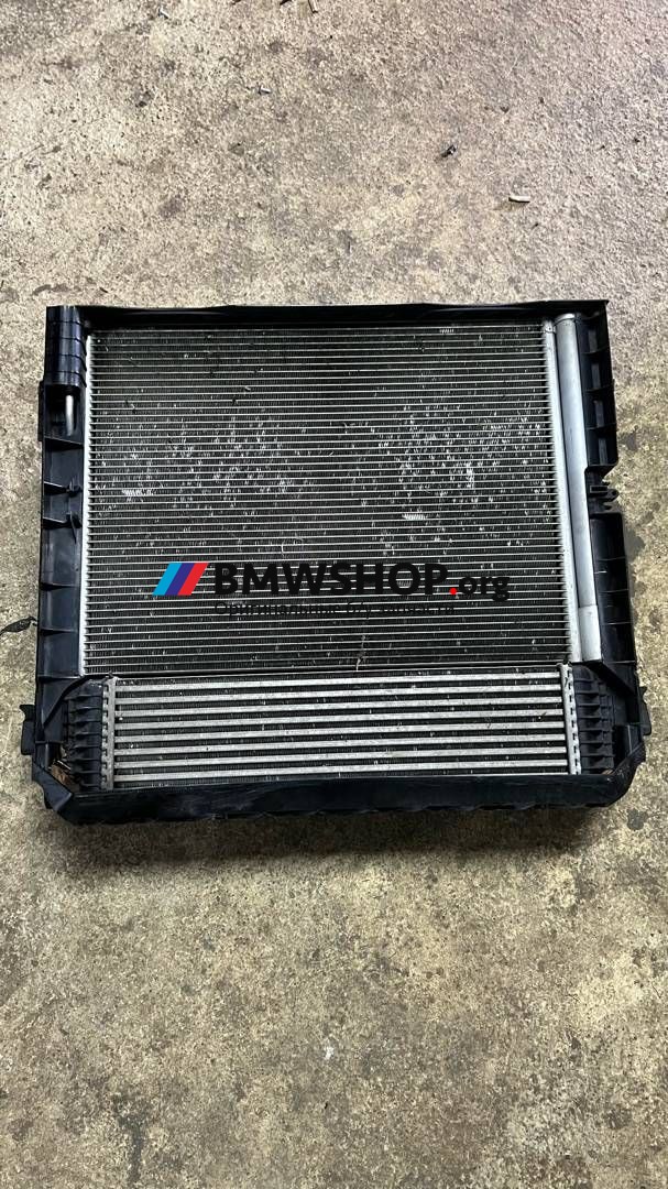 кассета радиаторов BMW X5 F15 2018, 3.0 л., N57 D30 A, дизель, АКПП, а96, полный привод, правый руль, 17117807624, 7634467