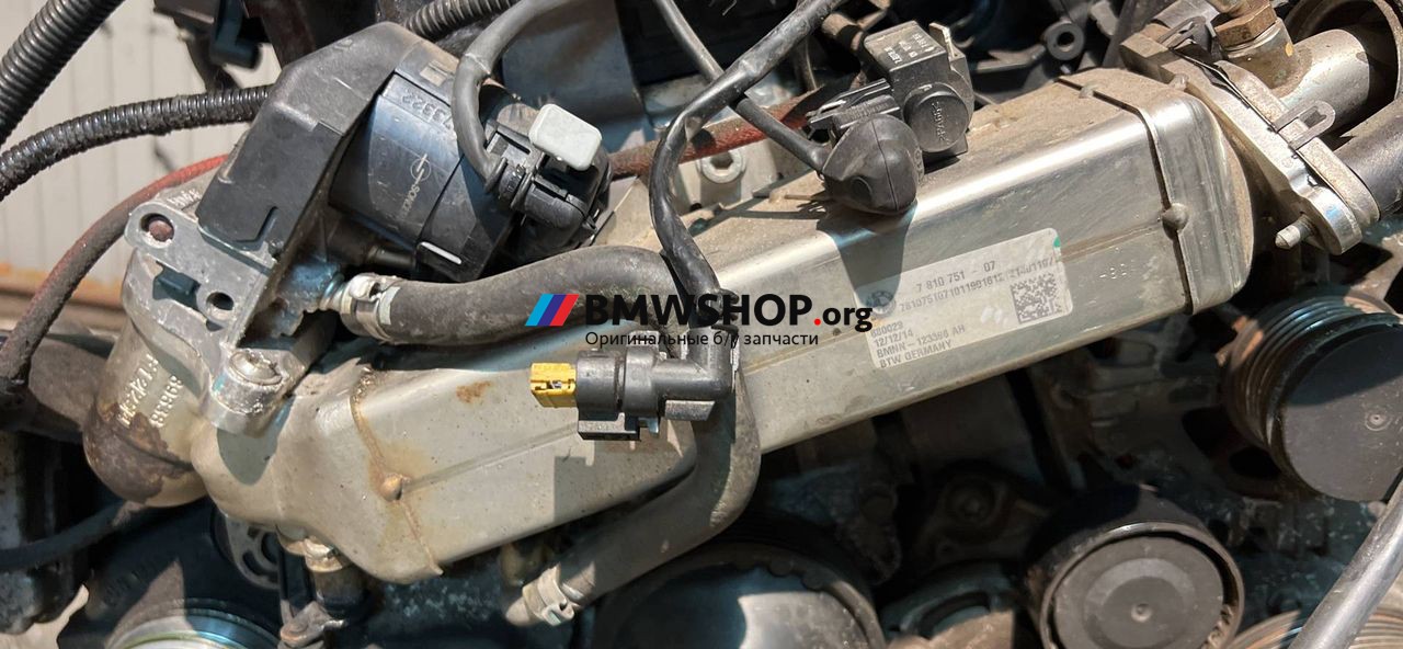 охладитель EGR / Радиатор EGR BMW 3 серия F30/F31/F34 F30 2013, 1.6 л., дизель, МКПП, задний привод, правый руль, 7810851