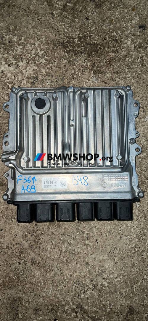 блок управления двигателем BMW 4 серия F32/F33 [рестайлинг] F36 2018, 2.0 л., B48 B20 B, бензин, АКПП, snapper rocks blau metallic c1g, купе, задний привод, правый руль, 8740343